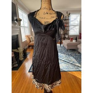 NWT JOHN GALLIANO SILK LEOPARD DRESS SIZE 40 US 8(dr1000